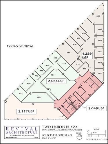 Two Union National Plaza: 105 W Capitol Ave, Little Rock, AR 72201